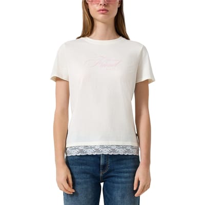 s.Oliver -qs T-shirts Offwhite Maat: XXL | Tops Outlet | Dames | Wit