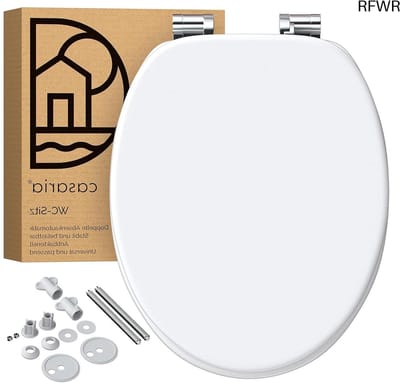 RFWR® Toiletbril met Sluitingsmechanisme en Metalen Scharnieren - Hygiënisch en Eenvoudig te Installeren
