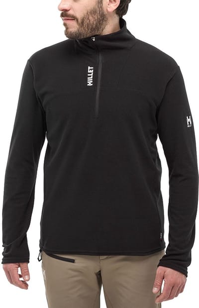 Millet Ubic Lightgrid Fleece Met Halve Rits Zwart S Man