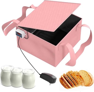 Fermentatie Box - Brood Rijs - Brood Bakken - Precisie Temperatuur - 30x29x19 cm - Zwart