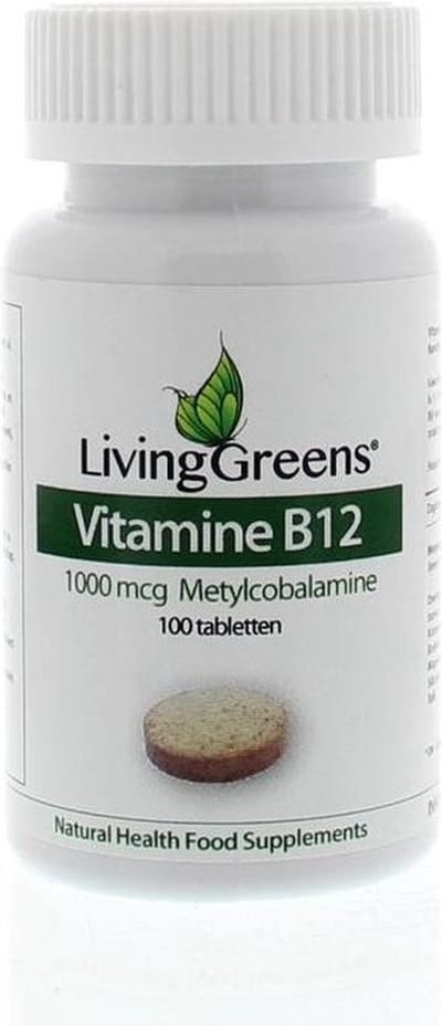 LivingGreens Vitamine B12 1000mcg 100 Tabletten