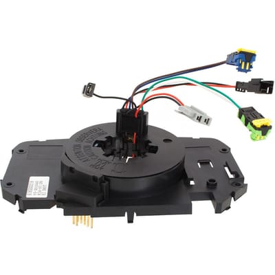 Modecar - Sleepring Airbag / Stuurwielschakelaar – Inclusief Paneel & Stekkers – Voor Renault Megane II (Vanaf 2002) – OE 8200216459