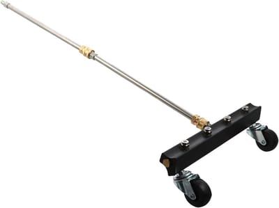 Onderstel Reiniger - Autowasborstel - Chassis Reinigen - Met Rolwielen - 32x10x4cm - Zoals Getoond