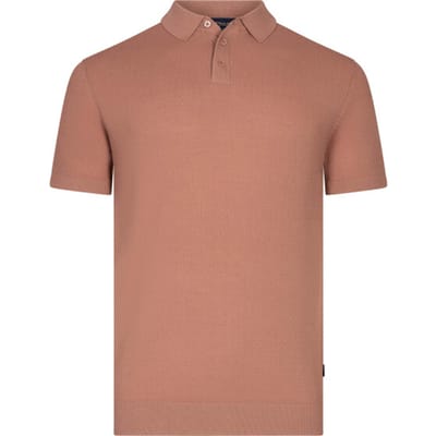 Cavallaro Napoli Polo Milanio Allover Texture Oud Roze / male