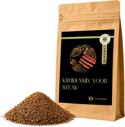 Steak Kruidenmix 100g – BBQ Kruiden voor Steak, Biefstuk & Hamburgers – Argentijnse Gaucho Style – Ocin Vita
