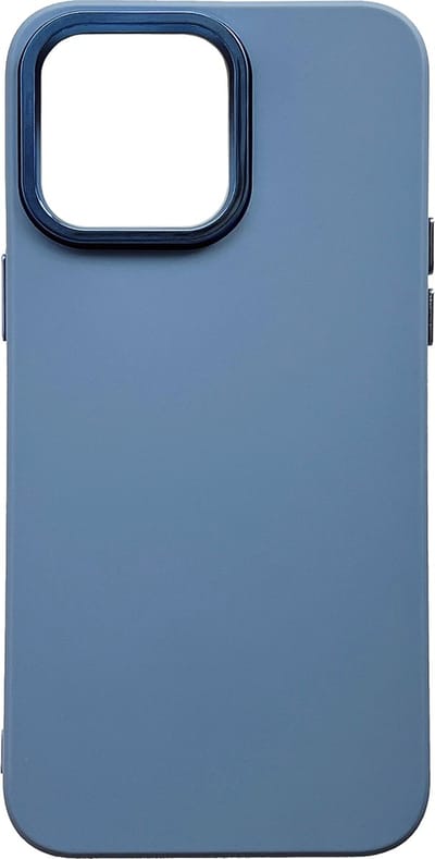 Casemania Hoesje Geschikt voor Apple iPhone 14 Pro - Blauw - Shockproof Siliconen Back Cover