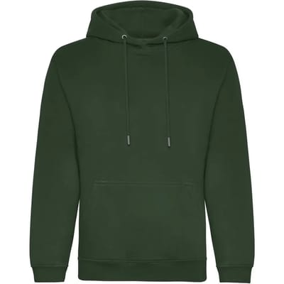 Just Hoods Organic Hoodie JH201 - Bottle Green - XS