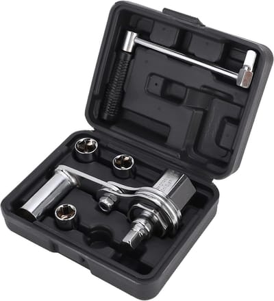 Torsie Multiplier Sleutel met 1:16 Overbrengingsverhouding, Inclusief 17 mm, 19 mm en 21 mm Opzetstukken, Ideaal voor Auto's, Verwijdert Moeren tot 680 Nm Koppel