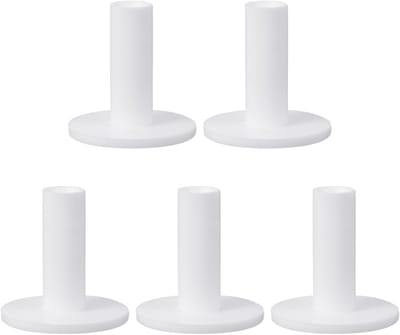 2.6 Inch Rubber Golf Tees - 5 Stuks Hoge Training Tees voor Driving Range en Indoor Oefening, Stabiele Ballenhouder in Blauw