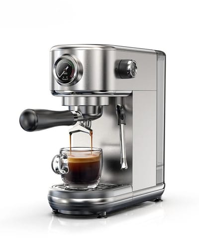 Benelux Select Espressomachine – Espresso Machine – Espresso Apparaat – Pre-infusie – 1,3L tank - 4.2kg - 29 x 22 x 31 cm