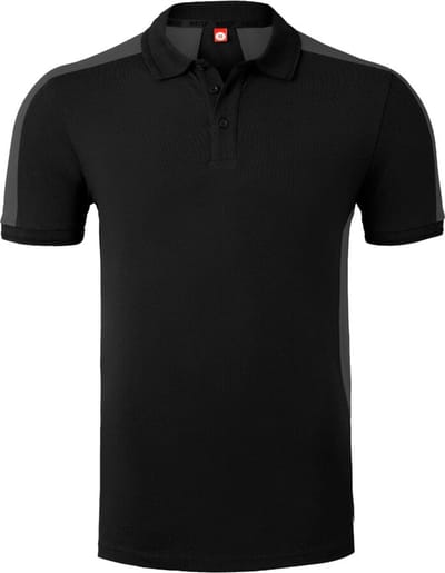 HAVEP Polo Bicolor 10074 - Zwart/Charcoal - 3XL