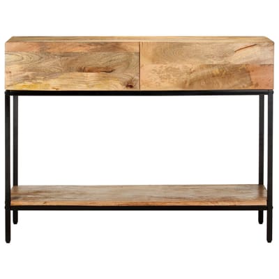 vidaXL - Wandtafel - 100x35x76 - cm - massief - mangohout