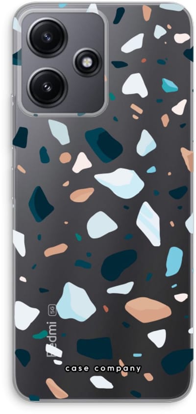 Case Company® - Hoesje geschikt voor Xiaomi Redmi 12 hoesje - Terrazzo N°13 - Soft Cover Telefoonhoesje - Bescherming aan alle Kanten en Schermrand