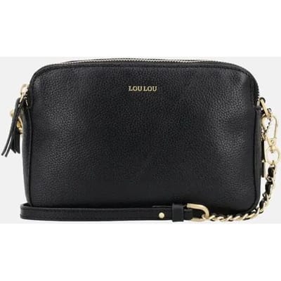 Loulou Essentiels Zoë crossbody tas black