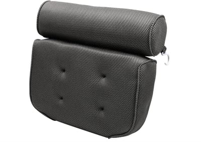 Badkussen - Pillow - Anti Slip Zuignappen - Nekkussen bad - Hoofdsteun bad - Ergonomisch nekkussen - LOUZIR
