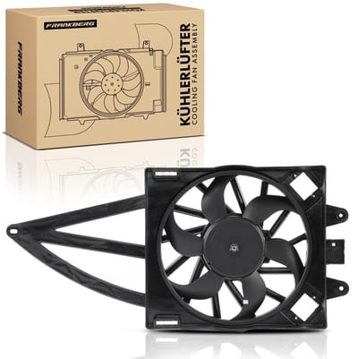 Frankberg 1x Motorradiator enkele ventilator