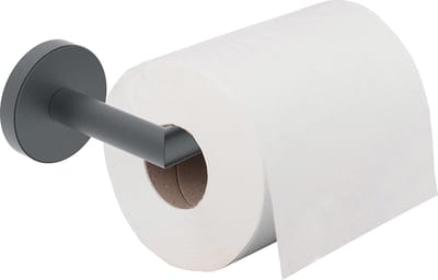 Wiesbaden Alonzo toiletrolhouder met vaste arm gunmetal