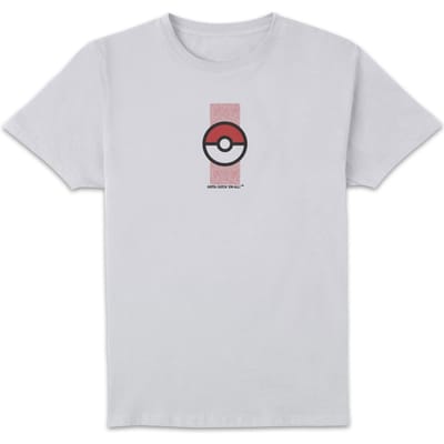 Pokémon Pokéball Unisex T-Shirt - White - S
