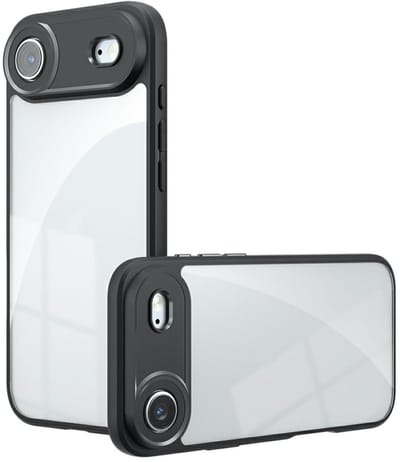 Coverup Hoesje - Geschikt voor iPhone Air Hoesje - Coverup Transparante Back Cover met Camera Cover - Transparant
