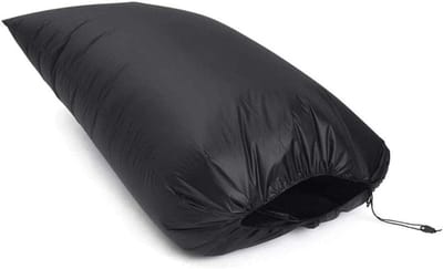 Gazontrekker Bladzak - Grasvanger Tuin - Bladeren Verzamelen - Grote Capaciteit - 244x142cm - Zwart