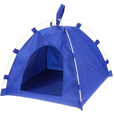 Oxford Pets Tent Huis Hond Kat Speelbed Mat Opvouwbaar Kennel Bed Honden Waterdicht zwart