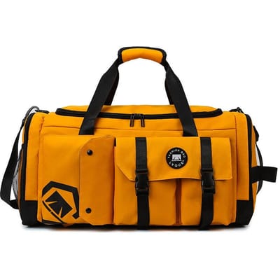 Reistas voor Dames Grote Capaciteit Winddicht Stof Reistas Sport Fitness Tas Nat-Droog Scheiding Mannelijke Student Leven op de Campus Bagage Tas average size geel