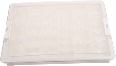 Opbergbakjes Plastic - Opbergdozen Sieraden - Knutselen en Hobby - Veilige Sluitingen - 34.5X26.5CM - Transparant