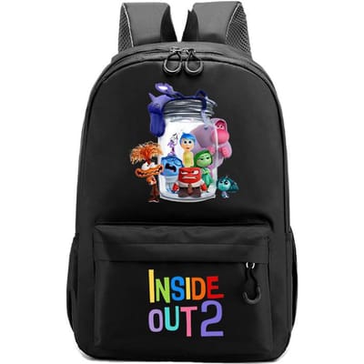 Inside Out 2 Vreugde Verdriet Rugzak Jongens Meisjes Kind Cartoon Anime Rugzak Schattige Student Schooltas Canvas Tas Kinderen Cadeaus