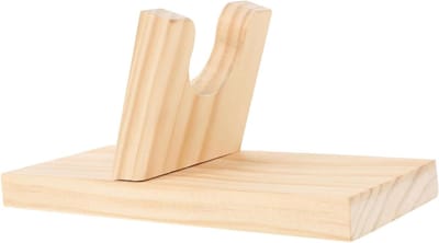 Lijmpistool Houder - Hout Gereedschap - Hete Lijm Opslag - Duurzaam Hout Materiaal - 22 x 9.5 x 10.5 cm