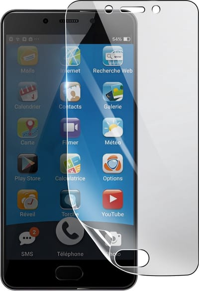 3mk, Geschikt voor Ordissimo Le Numero 1, Schokbestendige Hydrogel Screenprotector, Transparant