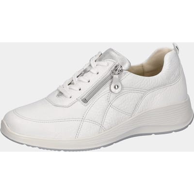 Sneakers van nappaleer - wit - Gr. 6 van Goldner Fashion
