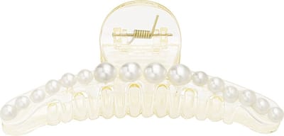 Haarclip transparant met parels | Cadeau voor haar | Tieners | Stijlvolle hairclip