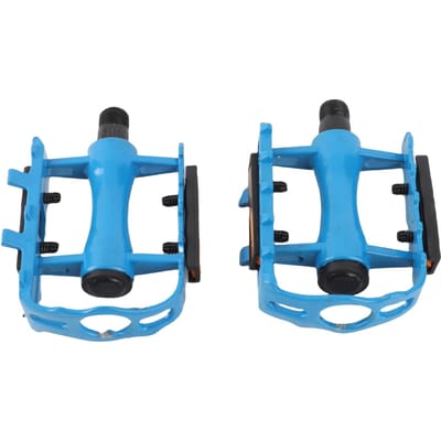 2 X Pédales de Vélo en Alliage d'Aluminium Pédales de Cyclisme Pédales Plateforme pour VTT (bleu) bleu