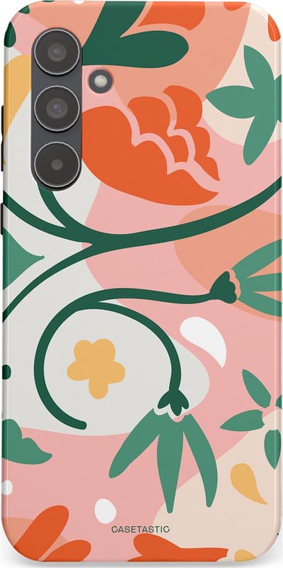 Casetastic Hoesje Geschikt voor Samsung A55 - Stijlvolle Beschermende Duo-layer Case - Bloesem Pastels