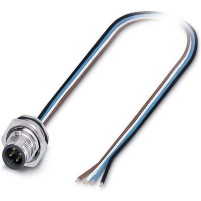 Phoenix Contact 1556618 Sensor/actuator inbouwconnector M12 Aantal polen (sensoren): 4 Stekker, inbouw 0.50 m 1 stuk(s)