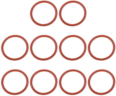 O-Ring Silicone 33mm OD, 27mm ID, 3mm Breed, 10 Stuks Tapringen voor Reparatie van Kleppen en Hydraulische Compressoren, Duurzaam en Flexibel