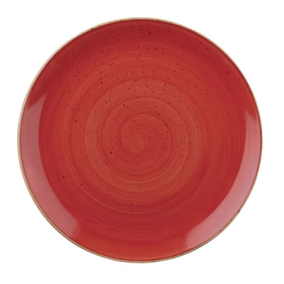 Churchill Stonecast Berry Red Evolve Coupe Bord 32.4cm (6 stuks)