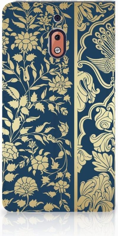 Nokia 2.1 2018 Smart Cover Beige Flowers