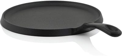 MIRA® Skillet Gietijzer - Gietijzeren Koekenpan - Skillet - Zwart - 40cm x 27cm x 5cm