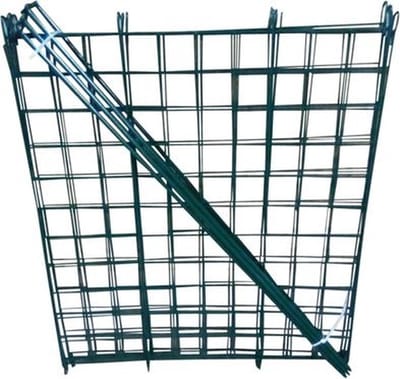 Evel vijver- & tuingaas 11-delig 71x71cm 6X6cm groen.
