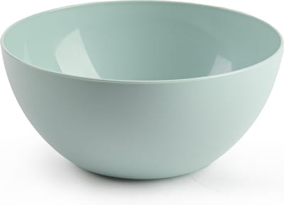 Plasticforte kommetjes - dessert/ontbijt - kunststof - D17 x H8 cm - mintgroen - BPA vrij - schaaltjes