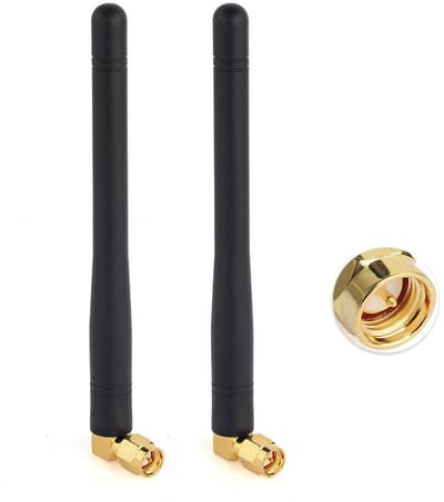 SMA Antennes - Draadloze Antennes - Signaal Versterken - Omnidirectioneel Verticaal - 112 cm - Zwart
