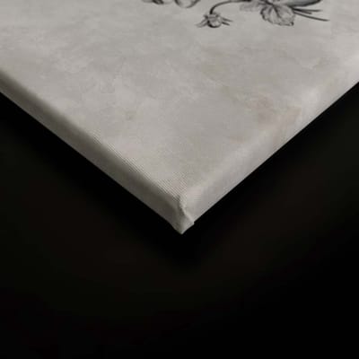 Canvas print DD120364 sketchpad 2 A.S. Création 0,9 x 0,6 m Grijs Kantoor Hal/Gang Keuken Slaapkamer Woonkamer