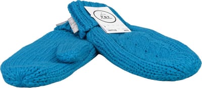 P&T Dames Wanten - Gebreid met Fleece Binnenin - One Size - Petrol