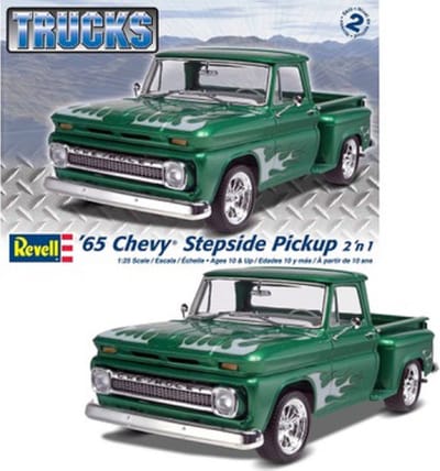 Revell Modelbouwpakket Militaire voertuigen - 17210 Chevy Stepside Pickup Plastic - 1:25 - Modelbouw