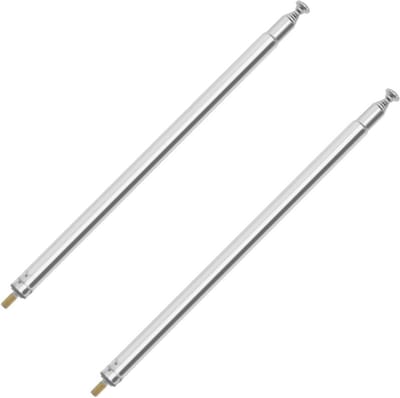 Telescopische Antenne 2-Pack M3 - 7 Secties voor AM FM Radio, TV, RC Auto, Vliegtuig en Afstandsbediening - Uittrekbare Lengte 730mm