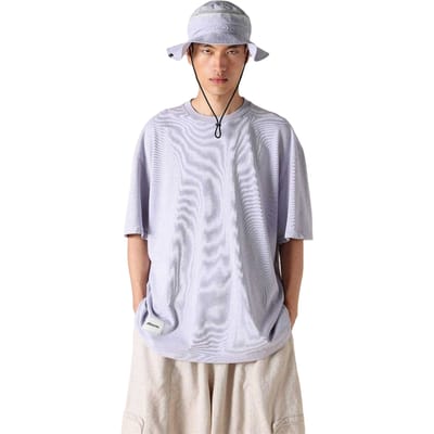 Mizuno Heren Sportstyle FloraTech T-Shirt (Paars)