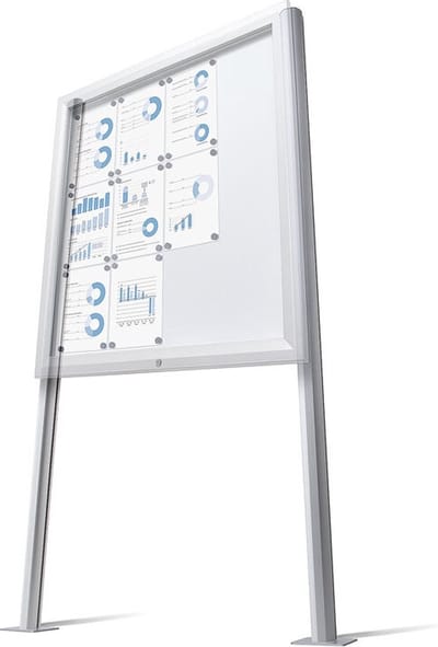 Palen voor Vergrendelbaar Notitiebord Outdoor - Boutbevestiging - Syna SCPOSTP - Horeca & Professioneel