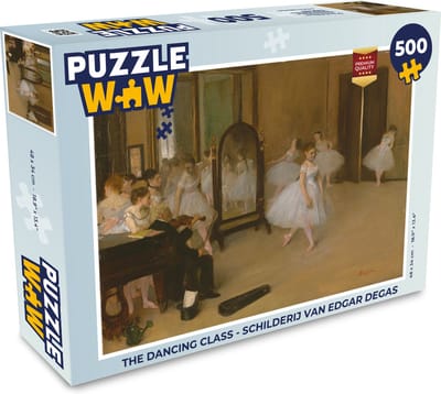 Puzzel The Dancing Class - Schilderij van Edgar Degas - Legpuzzel - Puzzel 500 stukjes