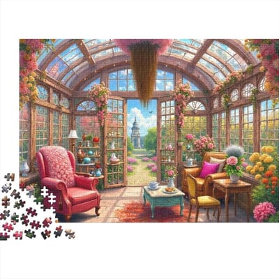 Puzzel 1000 stukjes - Gezinsspel - Ontspanning thuis - Gerecycled materiaal - 38 x 26 cm - Kleurrijk
